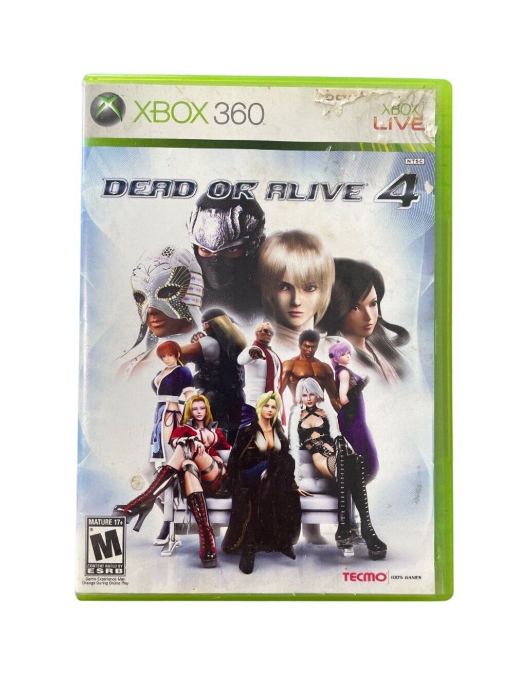 Xbox 360 Dead Or Alive 4 Game Complete Tecmo Microsoft Mature 17+ Rated Fighting